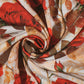 100% Viskozes audums - sarkanās rozes 100 g/m²