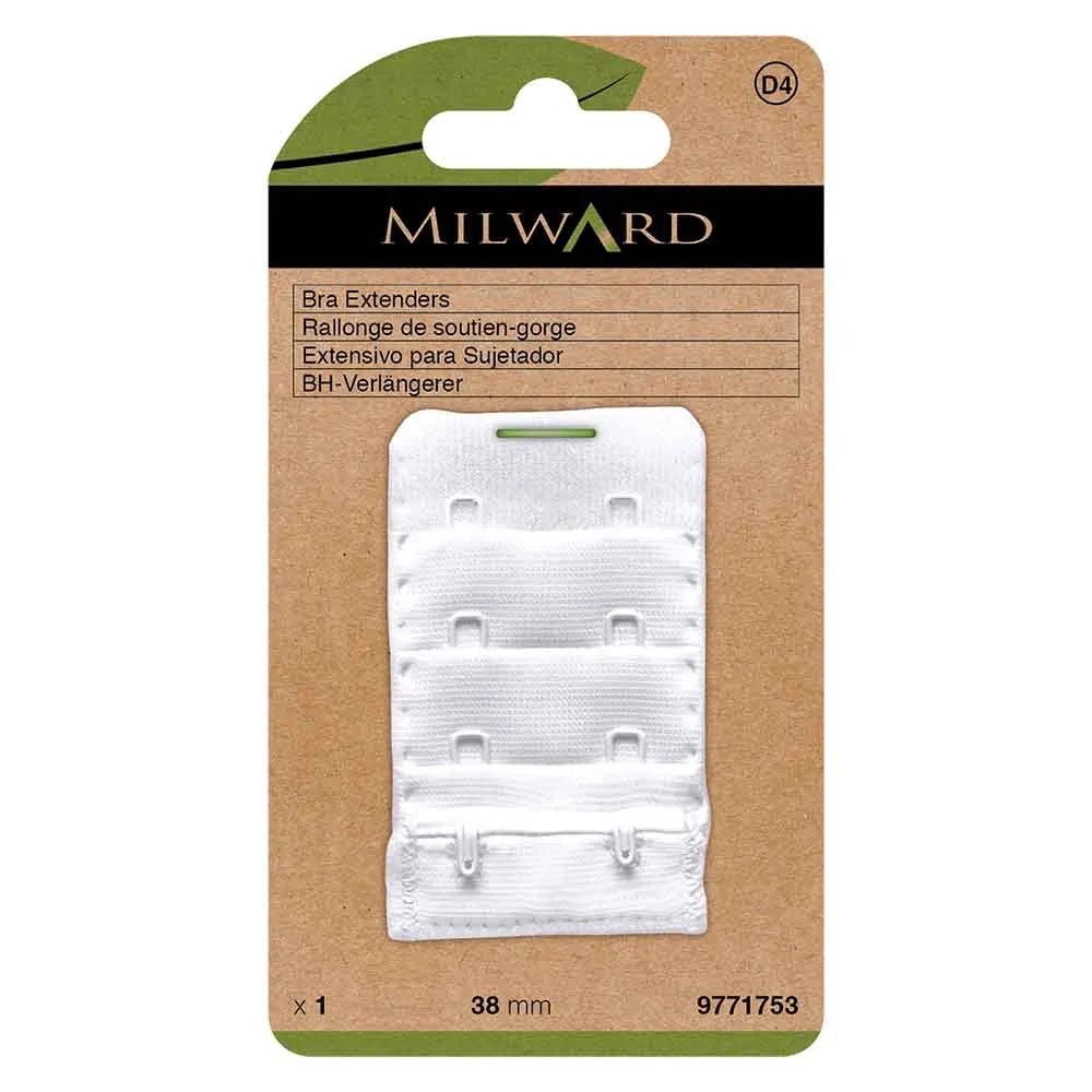 Krūštura apkārtmēra pagarinātājs Milward 38 mm, 2 āķi - balts