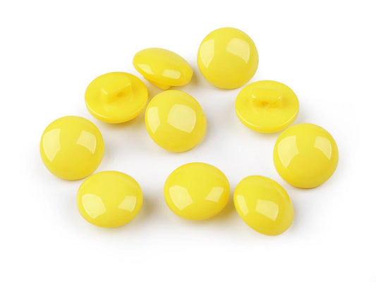 Pogas uz kājiņas 12.5 mm - dzeltenas