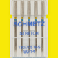 Šujmašīnu adatas elastīgai trikotāžai SCHMETZ STRETCH - Nr.90 (5gab.)