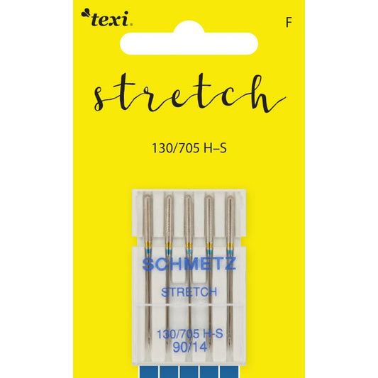 Šujmašīnu adatas elastīgai trikotāžai SCHMETZ STRETCH - Nr.90 (5gab.)