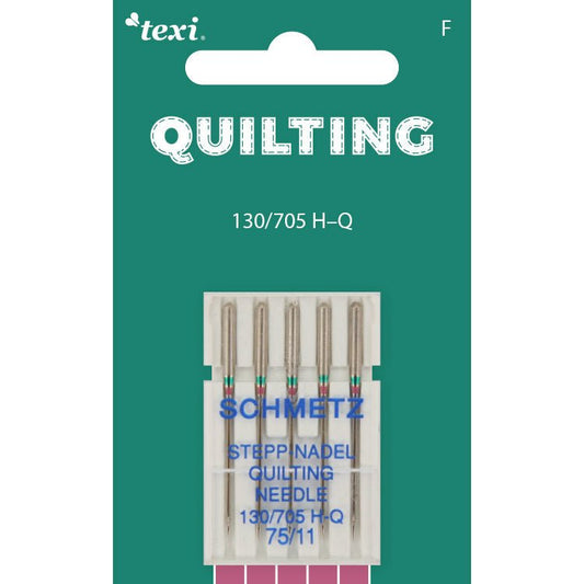 Šujmašīnu adatas kviltam, stepēšanai SCHMETZ QUILTING - Nr.75 (5gab.)