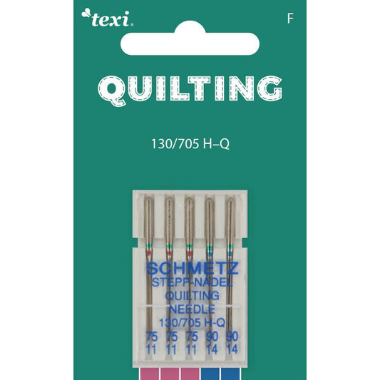 Šujmašīnu adatas kviltam, stepēšanai SCHMETZ QUILTING - Nr.75/90 (5gab.)