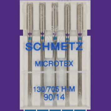 Šujmašīnu adatas smalkiem audumiem SCHMETZ MICROTEX - Nr.90 (5gab.)