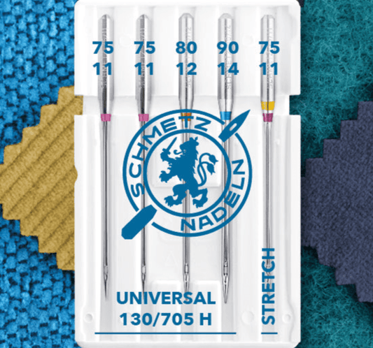 Šujmašīnu adatu komplekts SCHMETZ COMBI 5 UNIVERSAL/STRETCH (5gab.)