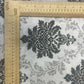 100% Kokvilnas audums-pelēks un melns raksts 130 g/m²