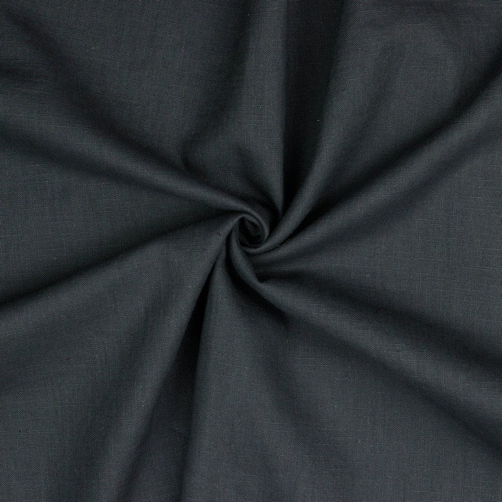 100% Lina audums-antracīts 230 g/m²