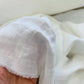 100% Mīkstināts lins-balts 185 g/m²