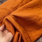 100% Mīkstināts lins-burkānu oranžais 205 g/m²