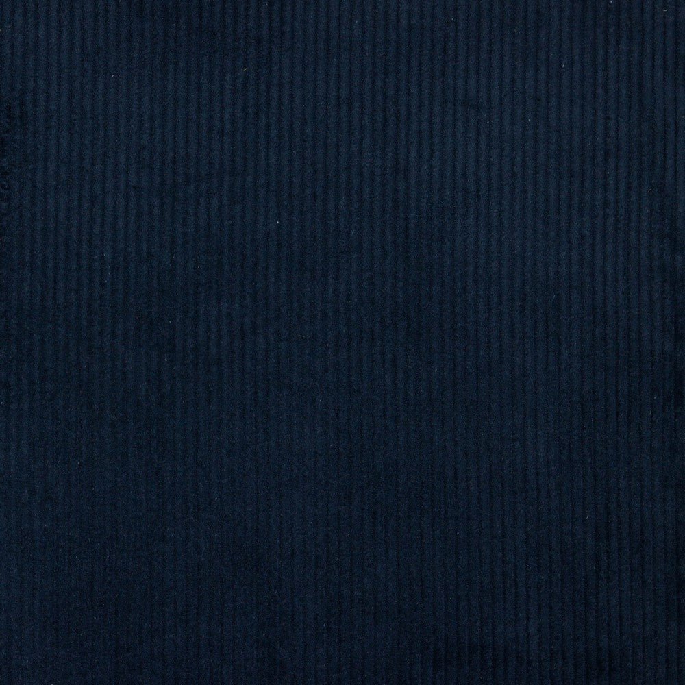 Kokvilnas velvets-tumši zils 280 g/m²
