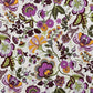 Premium 100% kokvilnas audums-lillā boho raksts115 g/m²